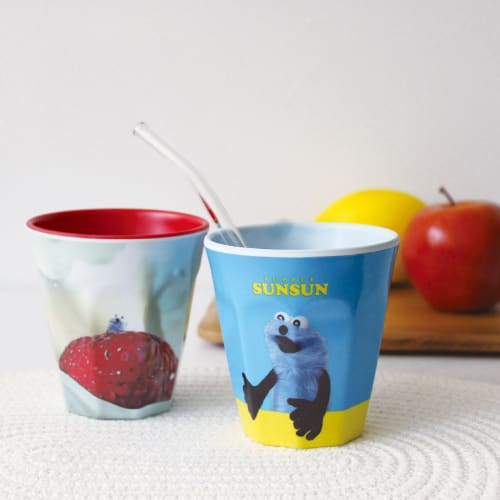 Tees Factory Puppet Sunsun Matte Melamine Cup Up 270ml PS-5525572UP