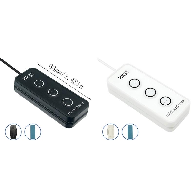3 Клавиши Портативная Клавиатура Клавиатура USB Макро Программирование Клавиш USB Соединение Клавиатура для Игр Поддержка Нескольких Платформ