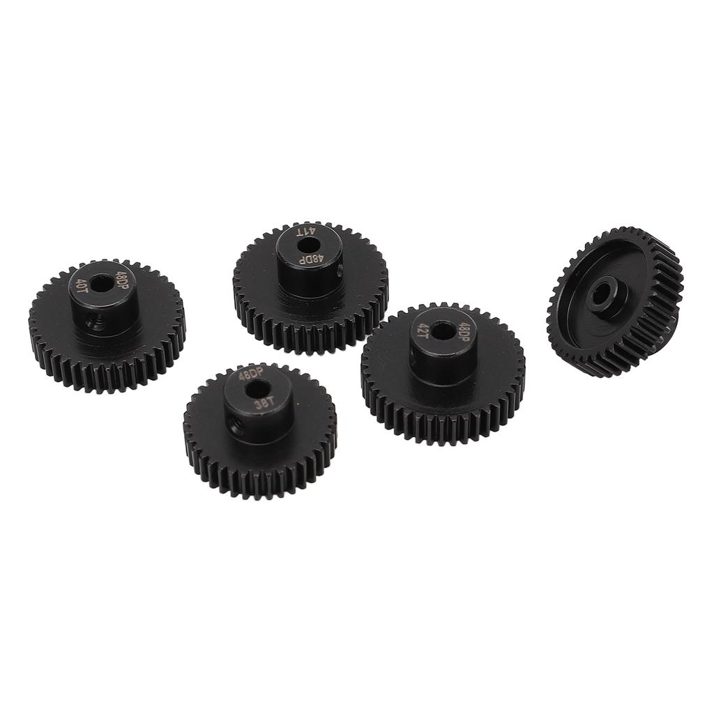 5 шт. RC шестерня мотора пиньон F 48DP 0.53m 38T 39T 40T 41T 42T аксессуар для вала 3.175 мм