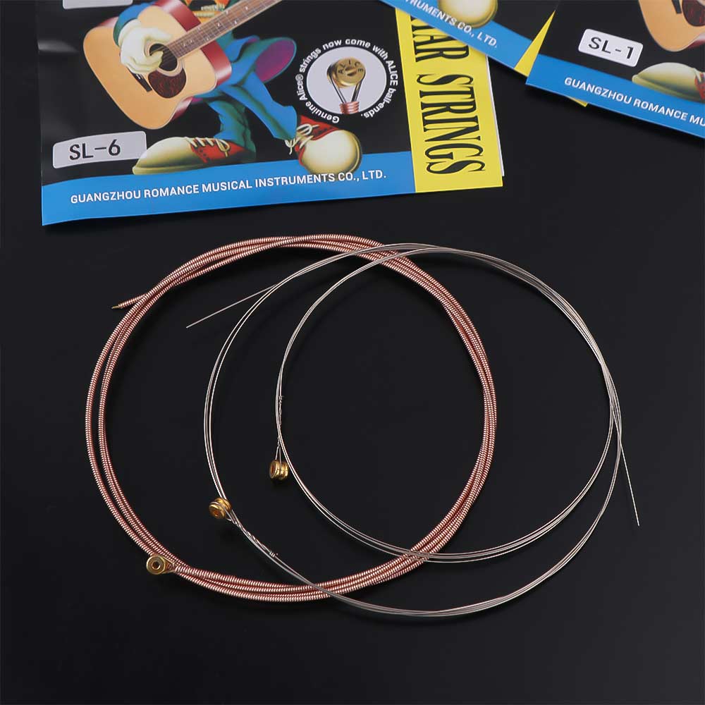 A206 Series Acoustic Guitar Strings 0.28mm Guitar 6 Strings Alice Guitar Strings Guitarist
