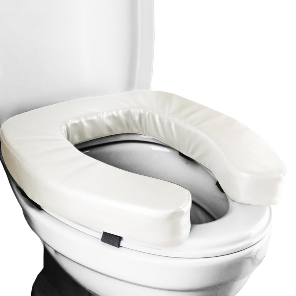 Senior Ergonomic Assist Padded Seat Non-slip Toilet Seat Waterproof Risers Toilet Lift Assist For Elderly Disabled Pregnant Home