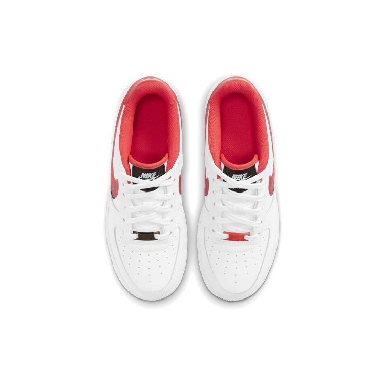(GS) Nike Air Force 1 LV8 'Double Swoosh - Bright Crimson' Kids' CW1574-101