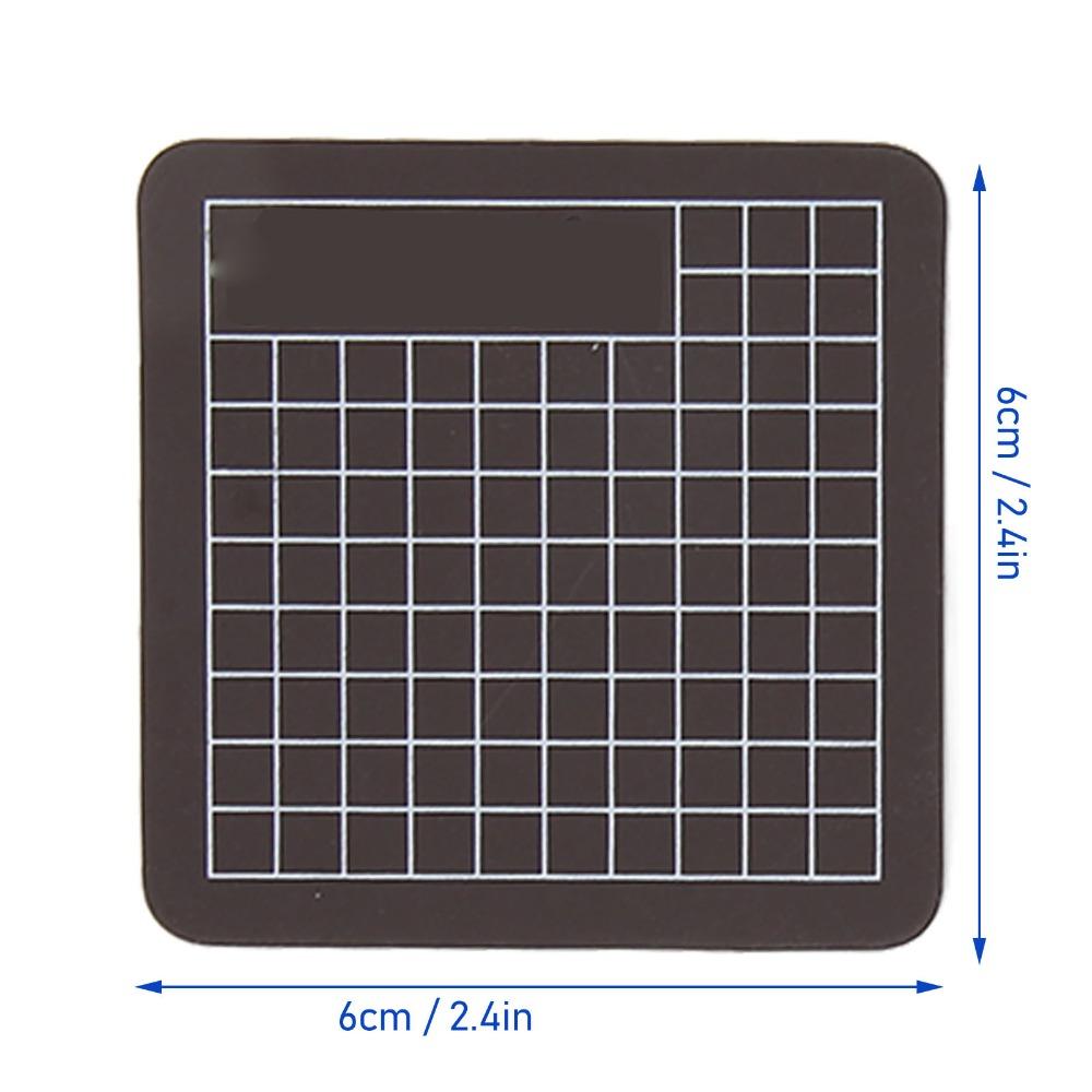 5Pcs 6x6cm Self Recoverying Mat Black Paper Cutting Board Anti Slip Craft Mat Clay Modeling