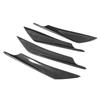 4pcs Car Universal Front Blade Bumper Lip Splitter Deflector Spoiler Panel Replacement