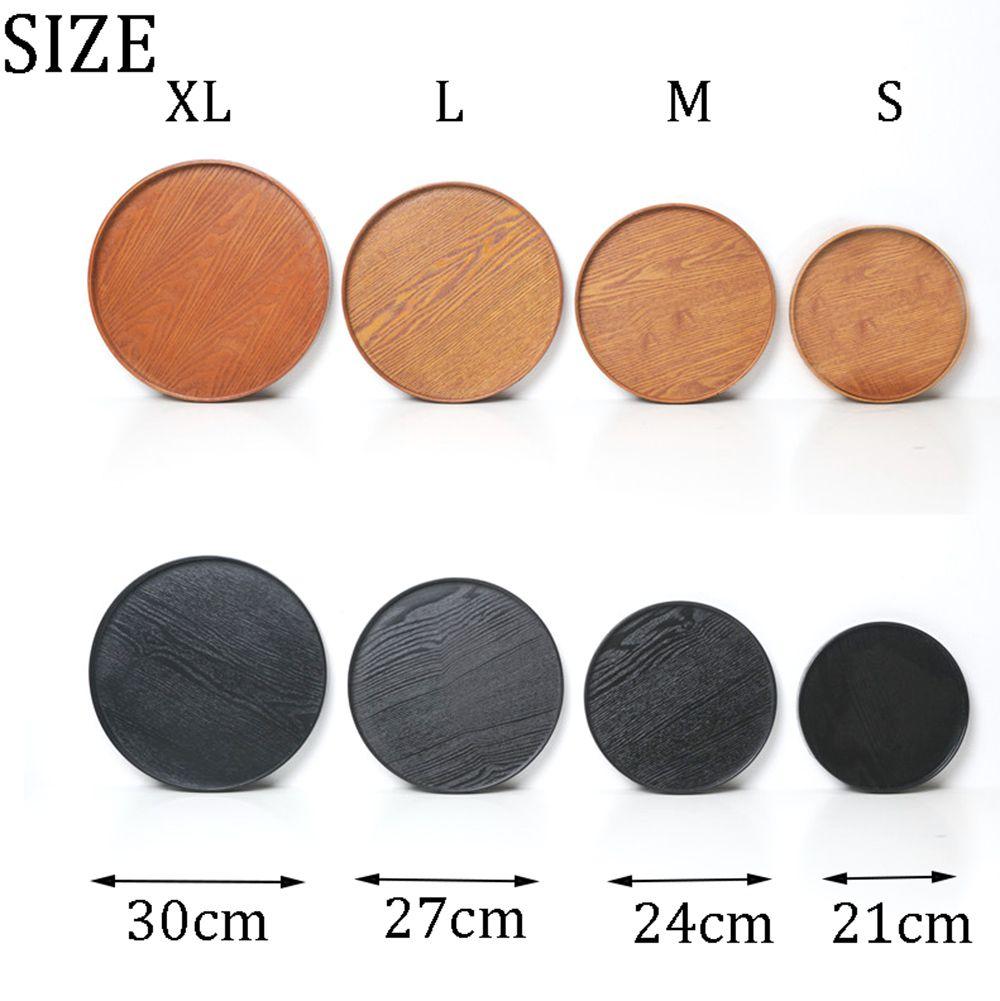Color Kitchenware Traditional Chinese Style Storage Trays Snack Plate Salad Bowl Platter Tea Tray