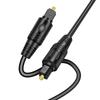 Optical Digital Toslink Optical Digital Audio Compatible with Home Game Black Cable, Cable, Theaters, Speakers, TVs, PS4, VD/CD Players, Blu-ray