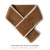 Cashmere Through-Hole Small Scarf Toweling Terry Knitted Neck Warmer Women Autumn Winter Cowl Men Soft Wool Cashmere Accessories