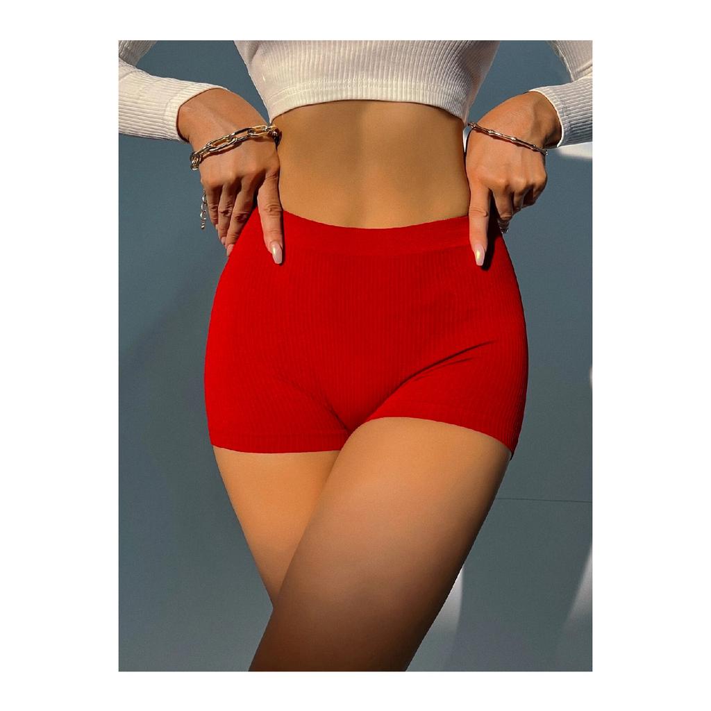 Женские черные шорты на бретелях из ткани, трусики