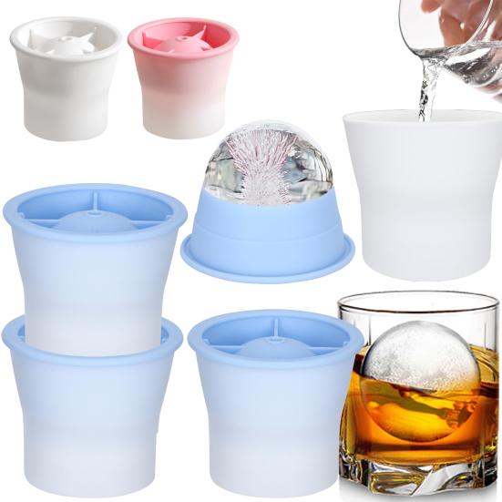 6шт. Форма для льда силиконовая сферическая форма для льда пищевая легкосъемная