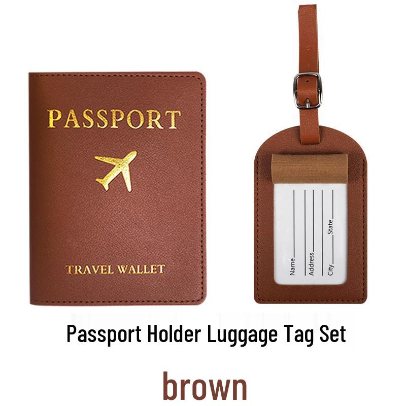 Cross-Border Luggage Tag & Passport Holder Set