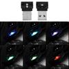 Мини-USB Автомобильный Атмосферный Светильник 6 Цветов Светодиодный Автомобильный Атмосферный Светильник Дыхательный Ритм Автомобильный Ночной Светильник Авто Интерьер Декоративный