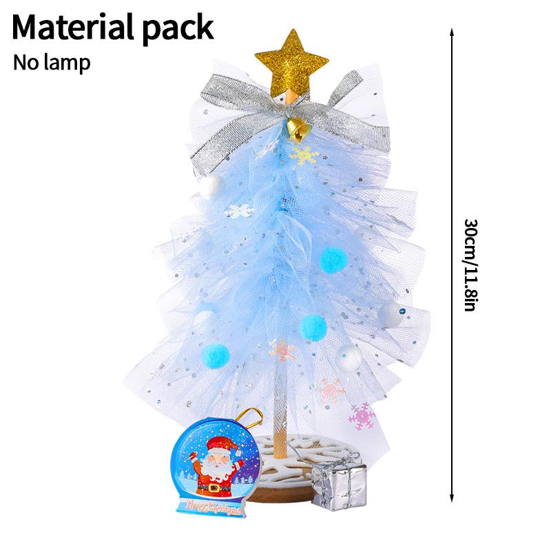 Christmas Supplies Christmas Ornaments Diy Material Package Desktop Ornament Christmas Toys for Kids Adornos De Navidad