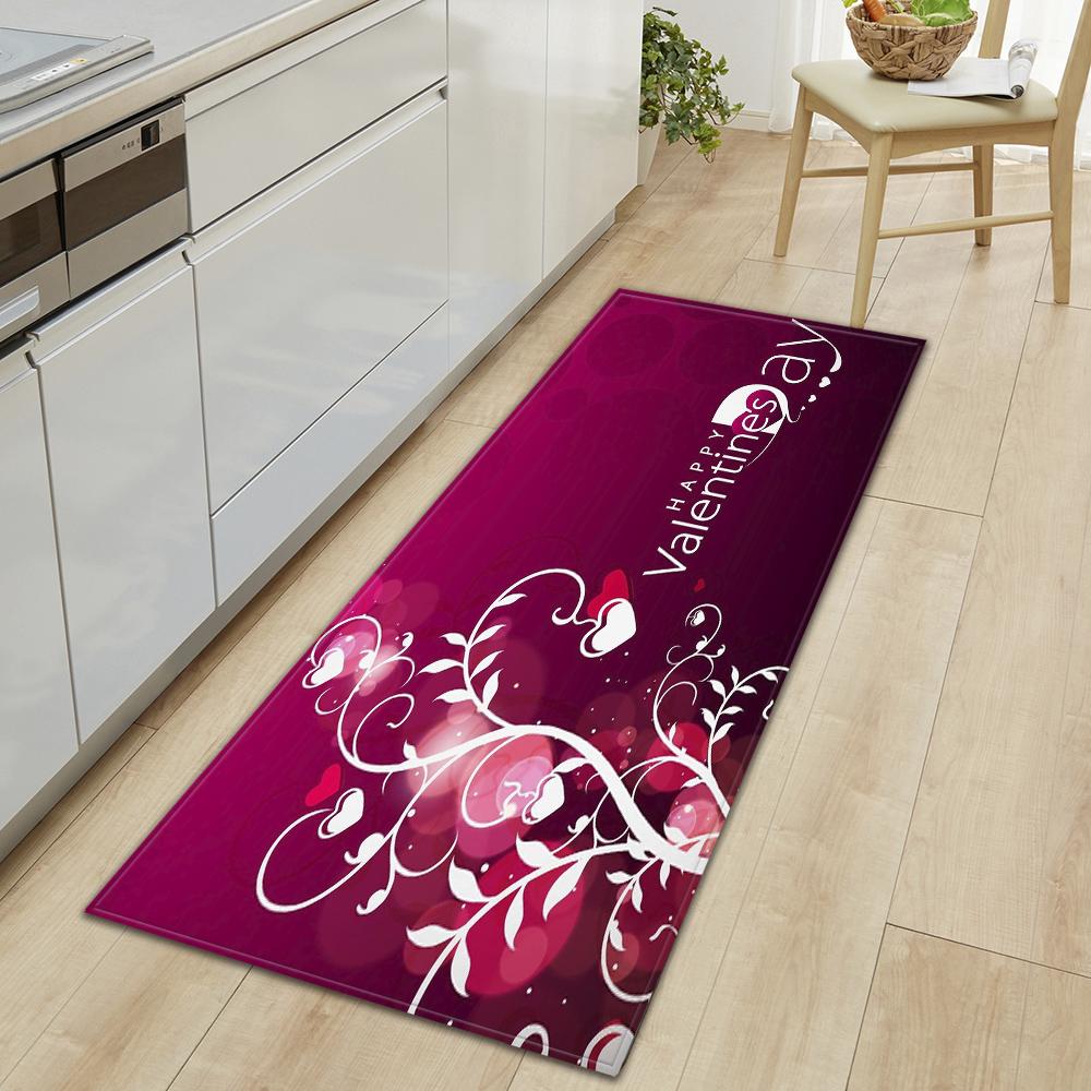 Kitchen Carpet Living Room Bedroom Floor Carpet Corridor Door Mat Door Bathroom Non-slip Floor Mat