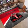 Car Racing Theme Soft Crystal Velvet Rug Custom Name & Text Print Non Slip Floor Rug for Bedroom Living Room