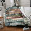 1PC Heartfelt Messages for Granddaughters Blanket, Throw For Sofa, Bed, Travel, Printing Blanket With Soft And Warm Fabric yy250918186