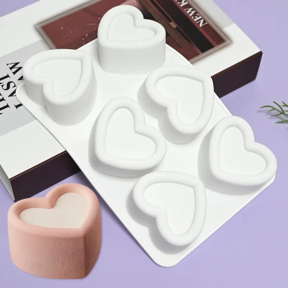 Star Shapes Jelly Mold Versatile Candles Mold DIY Candles Mousse Silicone Mold Valentine's Day