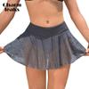 Women's Boardshort Swim Skirt High Waisted Tankini Swimwear Shorts S-XL