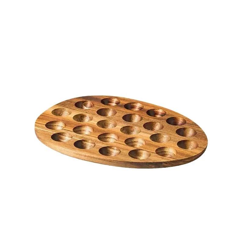 Деревянный ящик для хранения яиц Лоток для яиц Домашняя стойка Многосекционный держатель Кухня Приготовление пищи Холодильник Сохранение свежести Инструменты