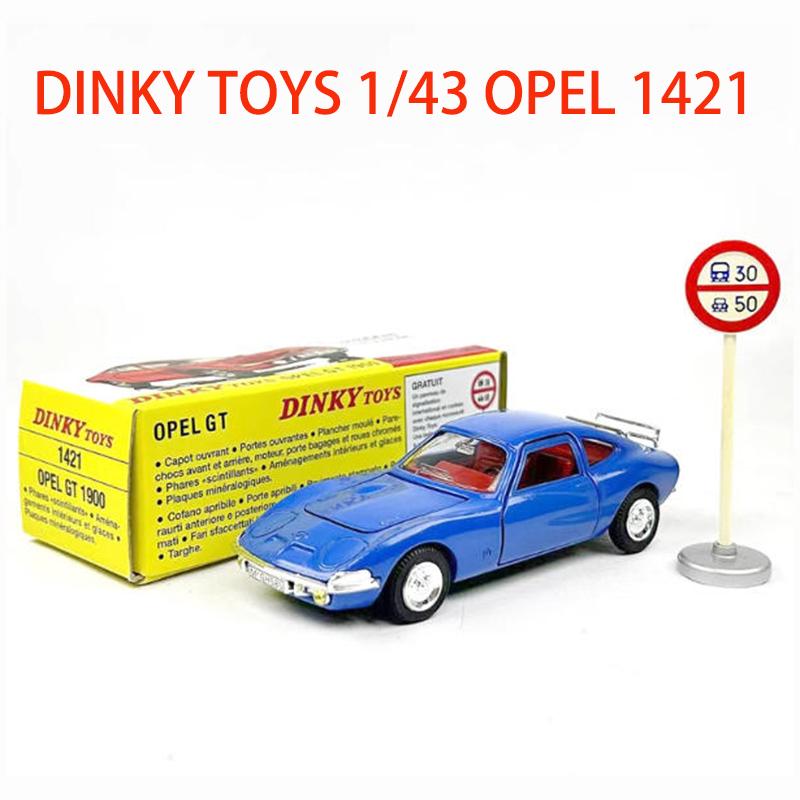 AAAEZ1 DINKY TOYS 1/43 OPEL 1421/1405/1420 Alloy Sports Car Model Classics Adult Souvenir Gift Static Display