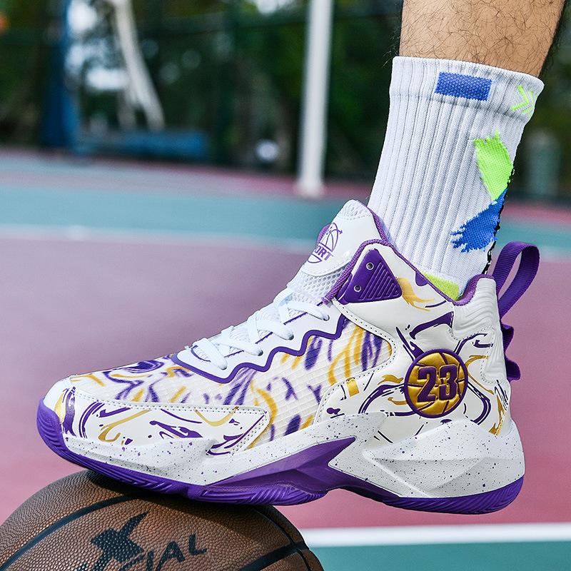 Баскетбольная обувь мужская молодежная баскетбольная площадка беговая пара спортивная обувь мужская баскетбольная