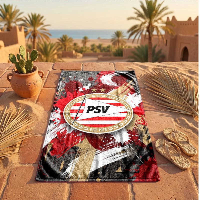 PSV Eindhoven FC Print Microfiber Beach Towel Quick Dry Absorbent Large Towel For Beach Swimming Travel