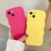 For iPhone 16 Pro 15 14 Wavy Pattern Phone Case 13 Pro Max 12 11 7 8 XR X XS Max Case Silicone Camera Protection Cover
