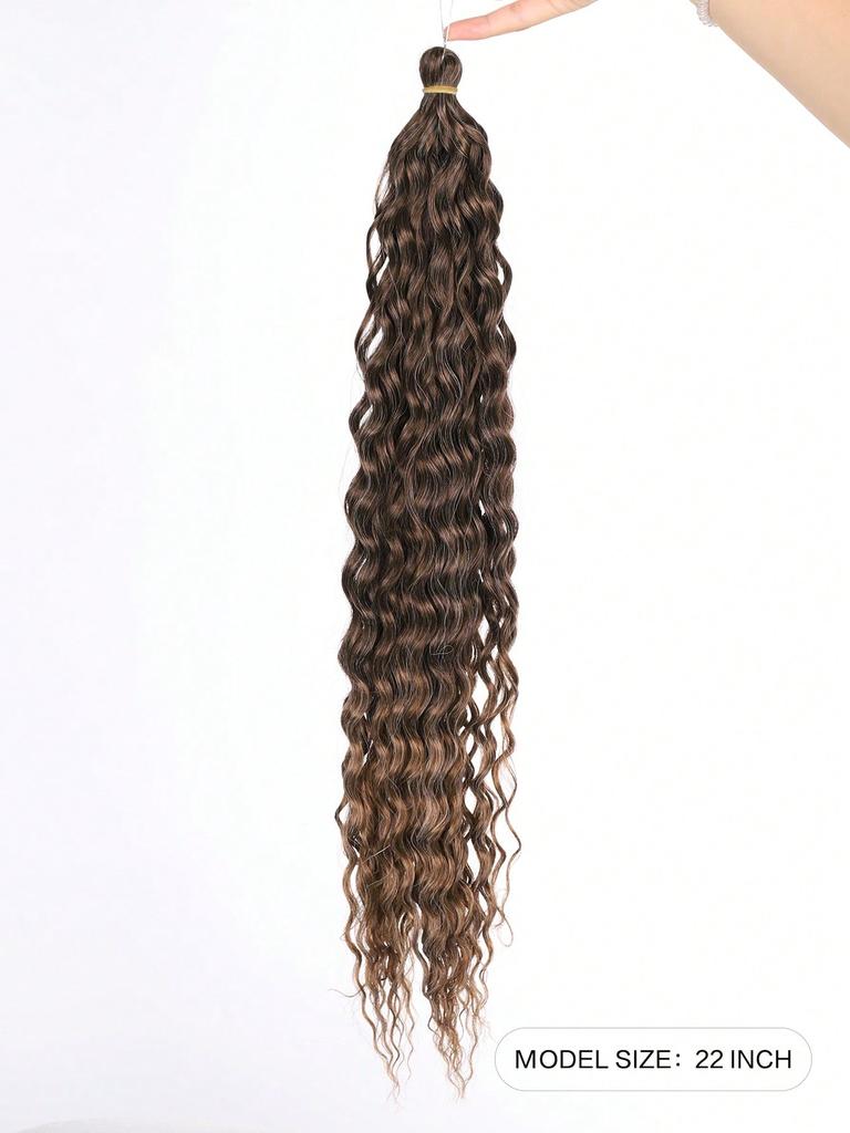 22-дюймовые волосы Ocean Wave, синтетические, глубокая волна, плетение крючком, накладные волосы, омбре, афро-кудри, страстные крученые волосы