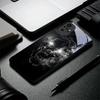 Неоновый Дым Череп Искусство Черное Стекло Чехол Для Телефона Для Redmi Note 13 Pro+ 14 Pro 8 9 9S 12S 10 Pro 11 12 A3 12S 13 K60 Ultra 14 Чехол