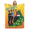 Плед The Wiggles из микрофлиса Четыре размера Уютный для спальни Отличный подарок