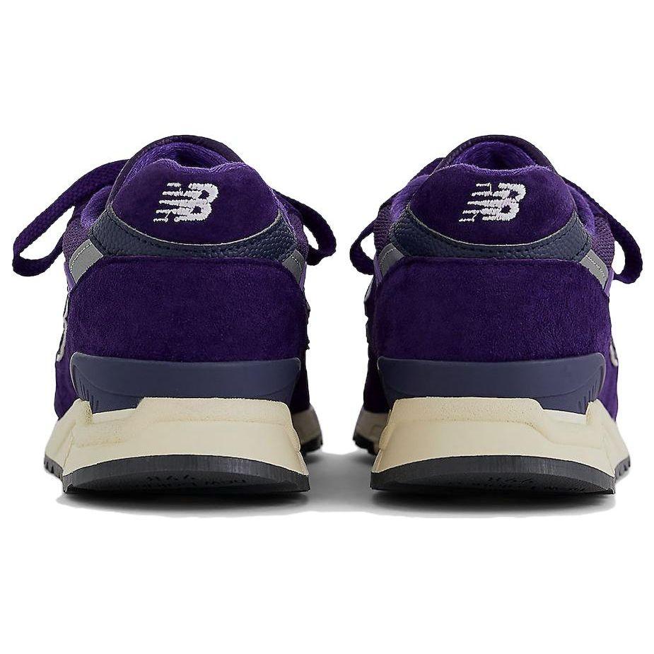 Кроссовки унисекс Teddy Santis x New Balance 998 Сделано в США Сливово-фиолетовые Серебристые U998TE