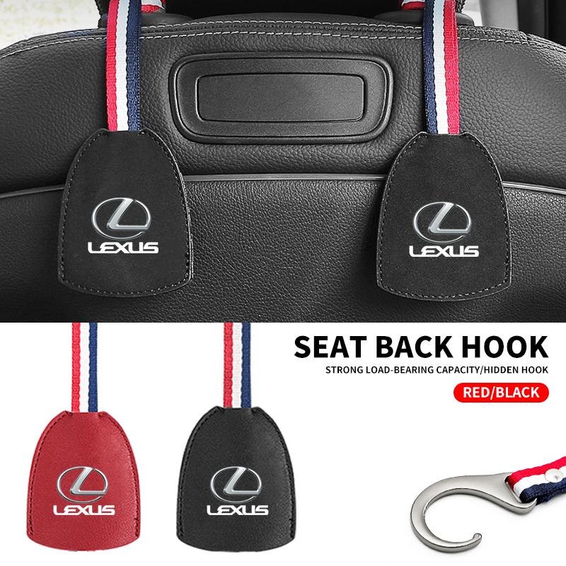 1Pcs PU Leather Car Seat Back Hooks Interior Accessories For Lexus F SPORT LBX NX RX 350h 450h ES UX 300e GS GX IS LS LX CT LC