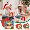1000Pcs/Set Christmas Jigsaw Puzzle Advent Puzzle 2025 24 Days Educational Puzzle Xmas Countdown Calendar Decoration Holiday Party Gift