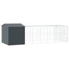 Bird Cage Anthracite 845 x 304 x 247 cm Galvanized Steel