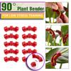 10pcs Light Training Plant Bender Clips 90 Degree Bright Colors Plants Trainer Growth Control for Supporting Flower Vine Tomato