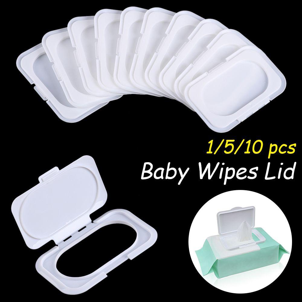 1/5/10 pcs Useful Child Portable Flip Cover Reusable Baby Wipes Lid Tissues Cover