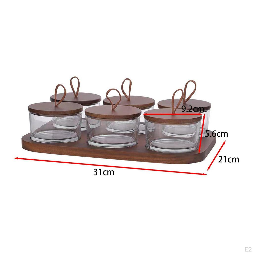 Элегантный стеклянный контейнер для хранения сухофруктов и орехов