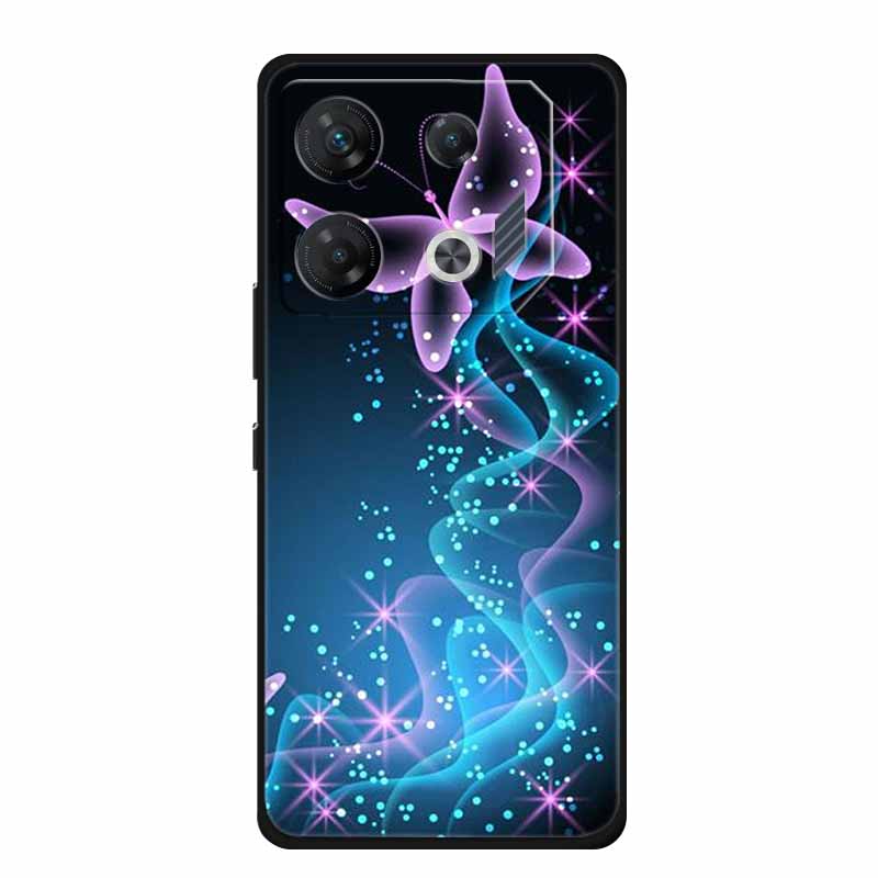 Чехол для Infinix GT 10 Pro Животные Мягкий ТПУ Силиконовый Чехлы для Телефона для Infinix GT10 Pro X6739 Задняя Крышка Ударопрочный Волк Новый Coque