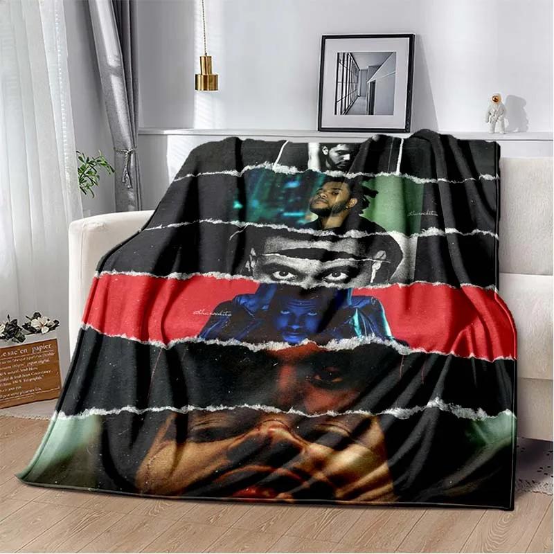New Singer Star TThe Weeknd Soft Plush BlanketFlannel Blanket Throw Blanket for Living Room Bedroom Bed Sofa Picnic Cover Kids
