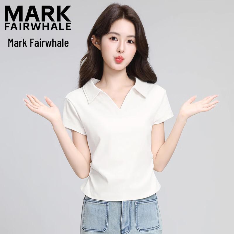 Mark Fairwhale Женская плиссированная футболка-поло
