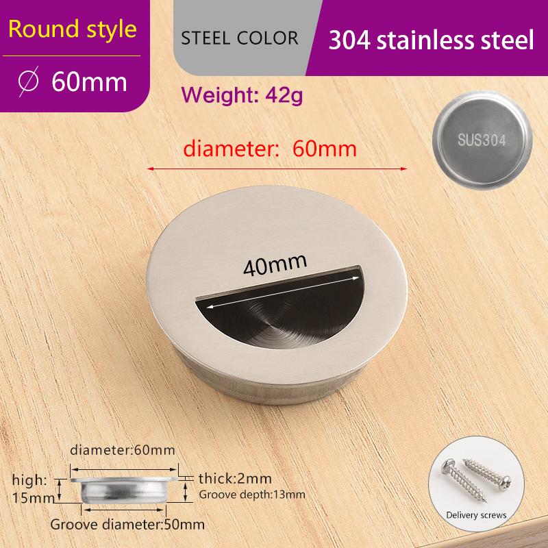 Невидимые Врезные Мебельные Ручки скрытые ручки для шкафа с раздвижными дверями ручки для ящиков скрытая ручка нержавеющая сталь