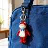 1/2Pcs Frog Keychain Decor Cartoon Backpack Purse Charm Realistic Frog Texture Keychain Portable Mini Keychain with Lobster Clasp