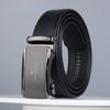 Мужской ремень с автоматической пряжкой, ремень из коровьей кожи первого слоя, повседневный ремень для брюк, подарок