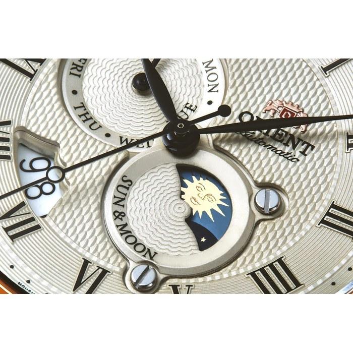 [Orient] Автоматические часы SUN&MOON RN-AK0001S Белый/Розовое золото