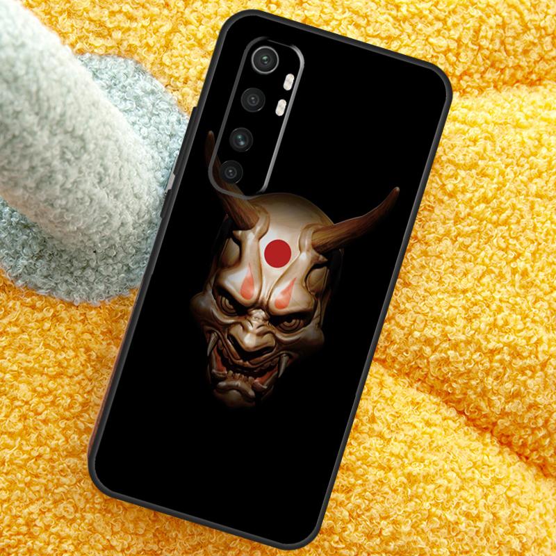 Японская маска демона Они Ханья Чехол для Xiaomi 15 Ultra 14 13T 14T 15T 17 Pro Max Чехол для POCO X7 Pro X5 X6 F5 F6 F7 F8