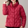 Casual Women's Winter Parkas Stand Collar Loose Warm Short Coats Thick Women Jackets