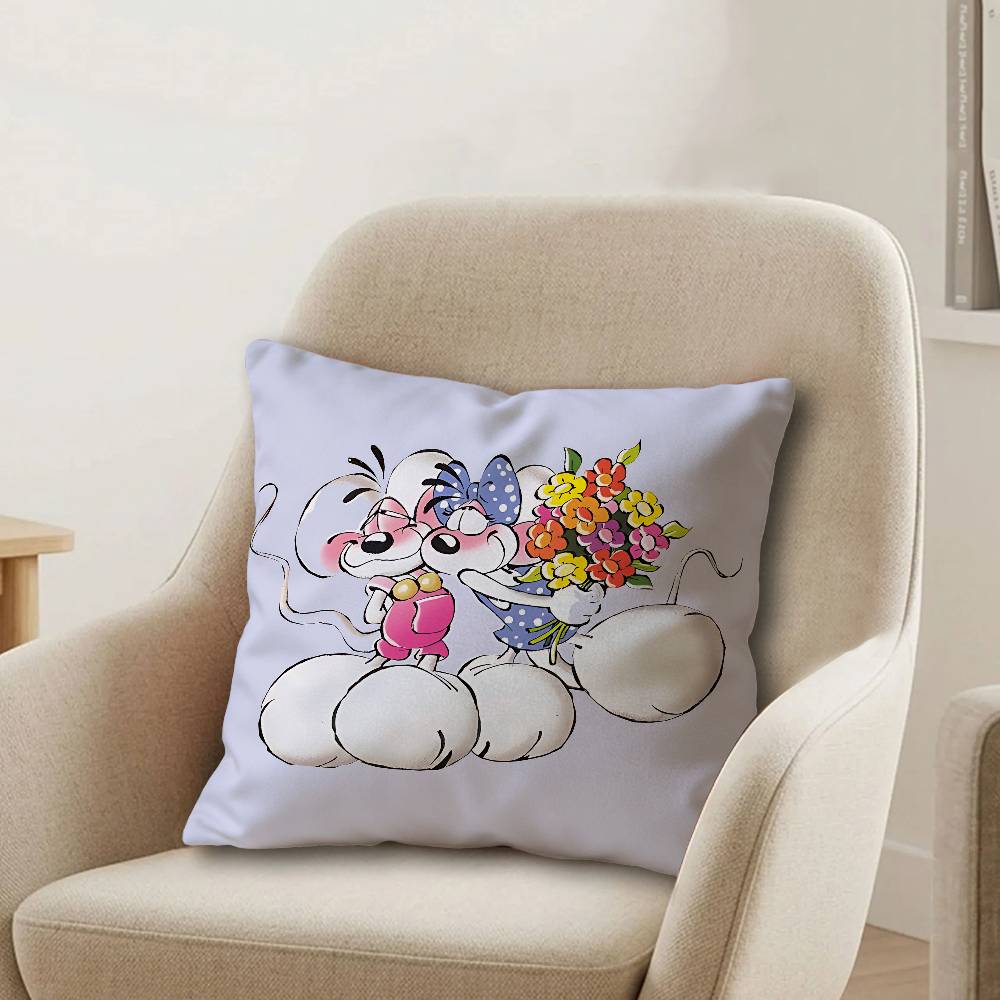 Cartoon Diddl Cute Personalized picture text home decorative pillows Household Gifts xcm