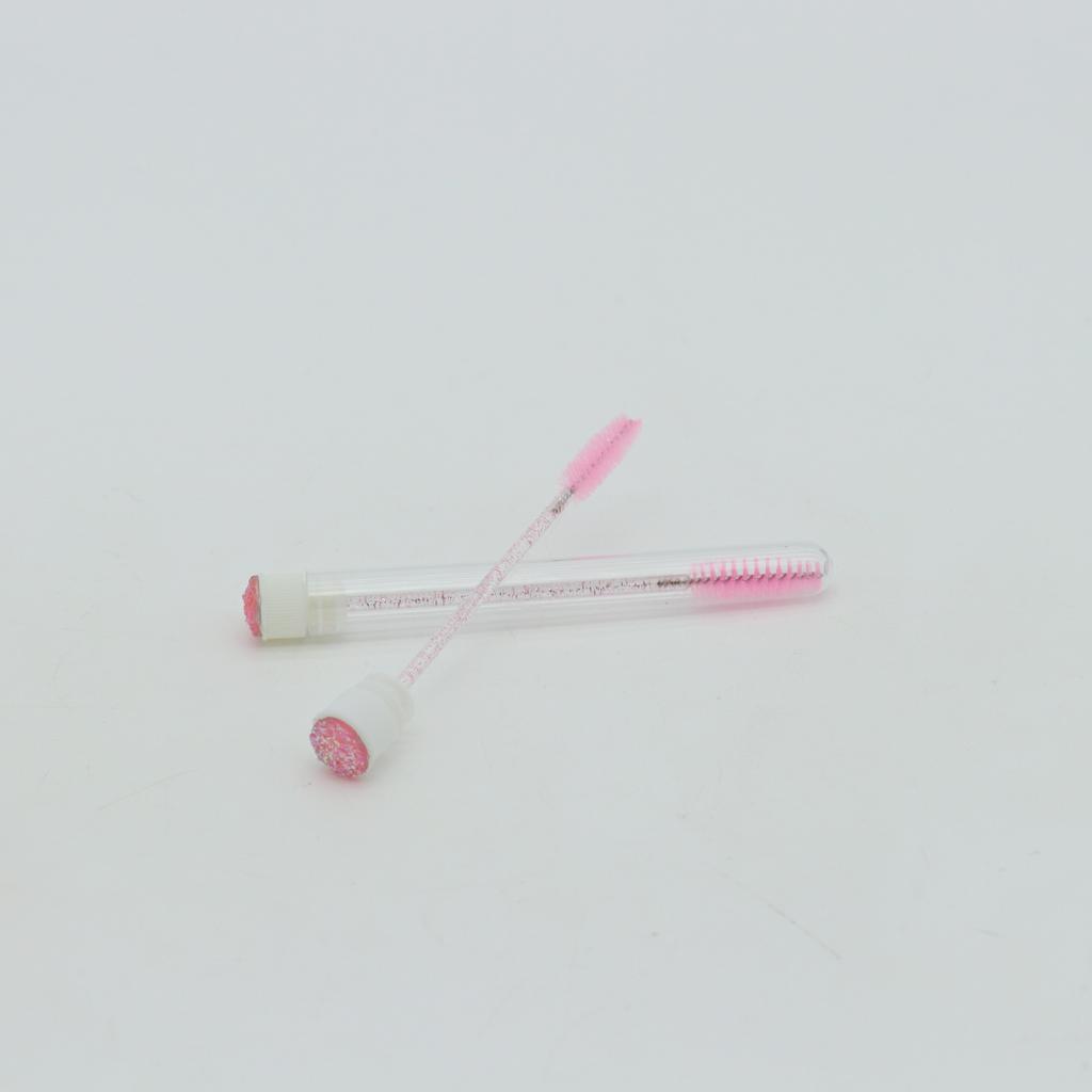 New Style Eyelash Extension Cleaning Brush Disposable Eyelash Brush Holder Eye Lash Brushes Mascara Wands Tubes