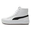 Kaia Mid Fur - White Black Women Sneakers 385341-02