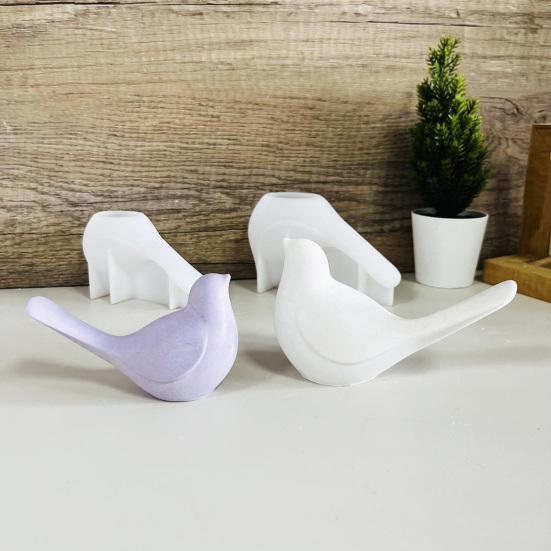 Silicone Mold Birds-Shaped Display Mold Candles Soaps Ornament Easy Release Mold DIY Crafts