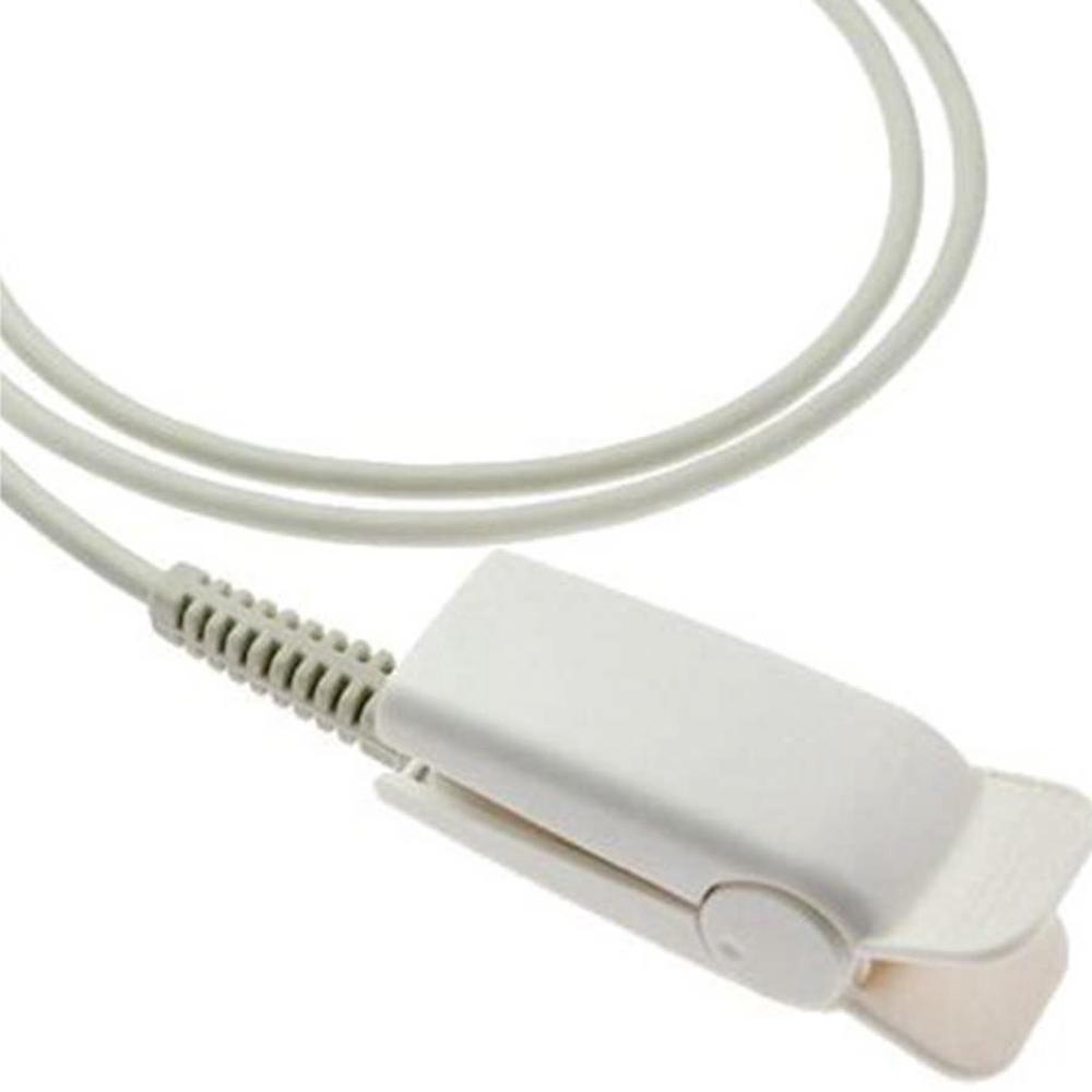 Compatible for Triton 9 Pin Single Slot,Yellow Cover Monitor, Reusable SPO2 Probe Sensor, SPO2 Finger Sensor, Blood Oxygen Saturation Data Monitoring